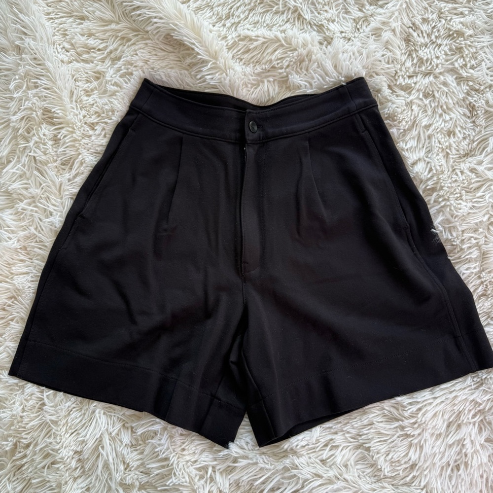 Madewell 2024 Black Pleated Short Ponte Size Small - Picture 6 of 14